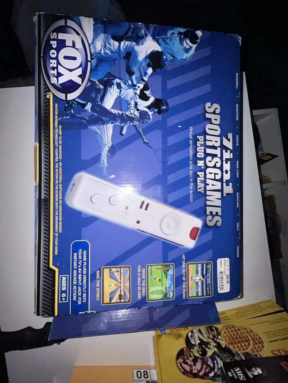 Fox Sports 7-in-1 Sports Games Plug N Play Video Game System